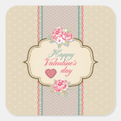  Classic Happy Valentijnsdag Sticker Seal (Voorkant)