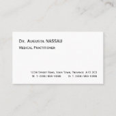 Classic Health Care Professional Visitekaartje (Voorkant)