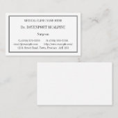 Classic Health Care Professional Visitekaartje (Voorkant / Achterkant)