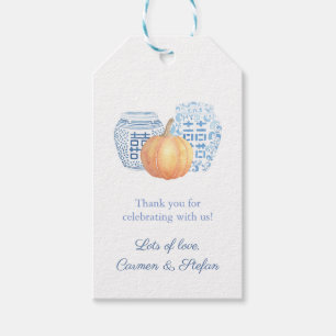 Classic Herfst Baby of bruiloft Douche Favor Tags Cadeaulabel