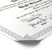 Classic High School Diploma Sjabloon Replica Poster (Hoek)