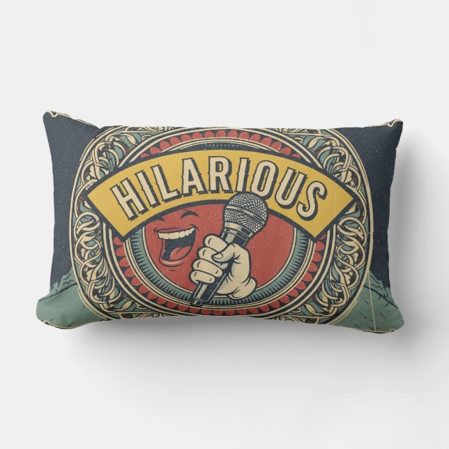  Classic Hilarious Mic Throw Pillow Kussen (Voorkant)