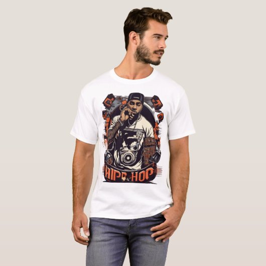 Classic Hip Hop T-shirt (Voorkant volledig)