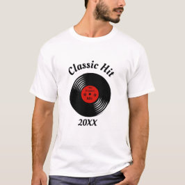 Classic Hit Aangepaste naam en geboortejaar Shirt