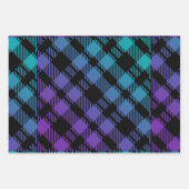 Classic Holiday Green Checkered Pattern Inpakpapier Vel (Voorkant 3)