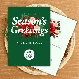 Classic Holiday Kaart | Custom Business Branding