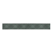 Classic holiday plaid dark green grosgrain lint (Voorkant)