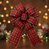 Classic Holiday Plaid Grosgrain Lint