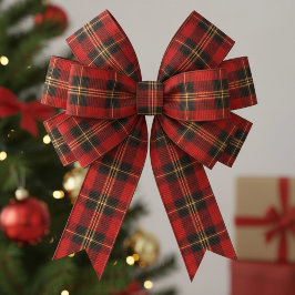 Classic Holiday Plaid Grosgrain Lint