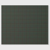 Classic holiday plaid hunter green Christmas Cadeaupapier (Vlak)