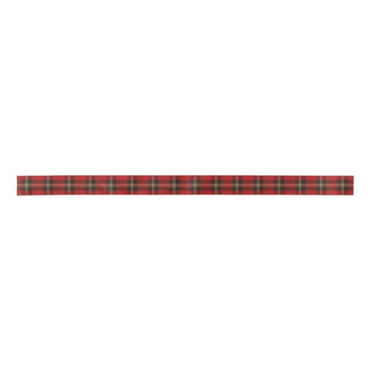 Classic Holiday Plaid Satijnen Lint (Voorkant)