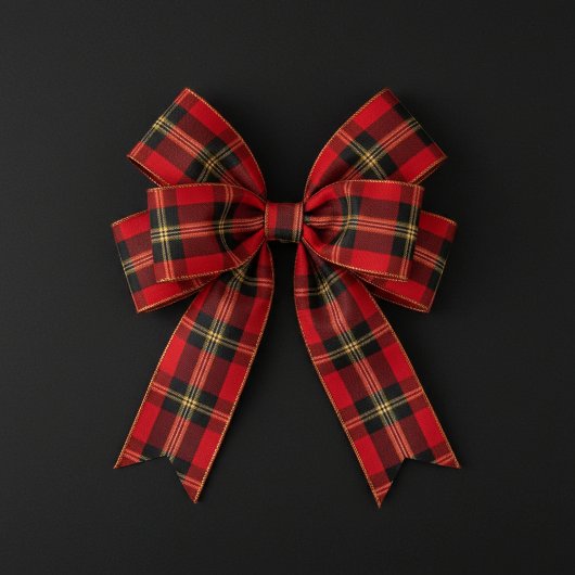 Classic Holiday Plaid Satijnen Lint