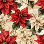 Classic Holiday Tablecloth Rustic Floral Design Tafelkleed