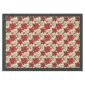 Classic Holiday Tablecloth Rustic Floral Design Tafelkleed (Voorkant (Horizontaal))