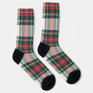 Classic Holiday Tartan Initialen Fesatief Sokken