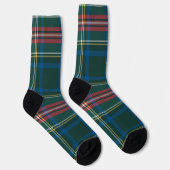 Classic Holiday Tartan Plaid Feestelijke Kerst Sokken (Rechts)