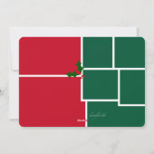 Classic Holly 5 Foto Vakantie Kaart (Achterkant)