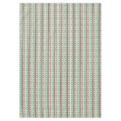 Classic Holly and Stripes Tafelkleed (Voorkant)