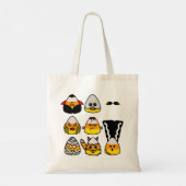 Classic Hollywood Monsters Candy Corn Canvas tas (Achterkant)