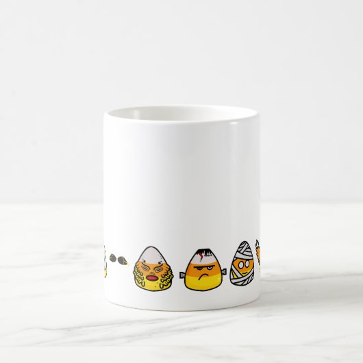 Classic Hollywood Monsters Candy Corn Coffee Mok (Center)
