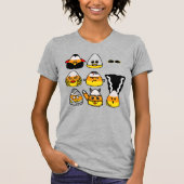 Classic Hollywood Monsters Candy Corn T-Shirt (Voorkant)