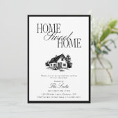 Classic Home Sweet Some Housewarming Kaart (Staand voorkant)