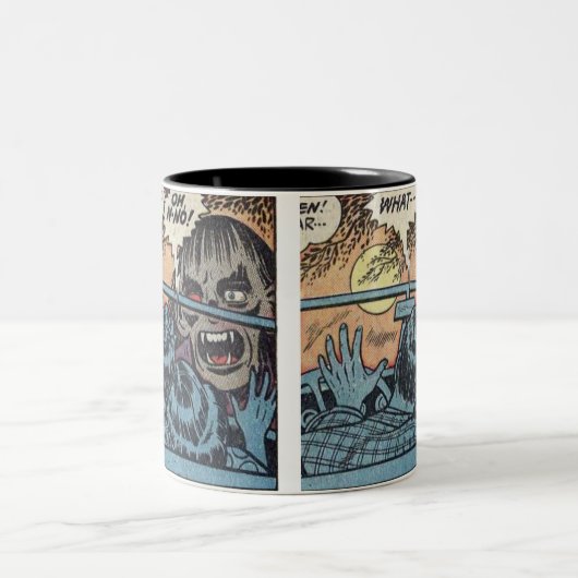 Classic Horror Comic Tweekleurige Koffiemok (Center)