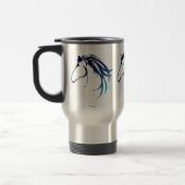 Classic Horse Head Logo in Blues Reisbeker (Links)