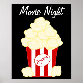 Classic Hot Buttered Popcorn Poster