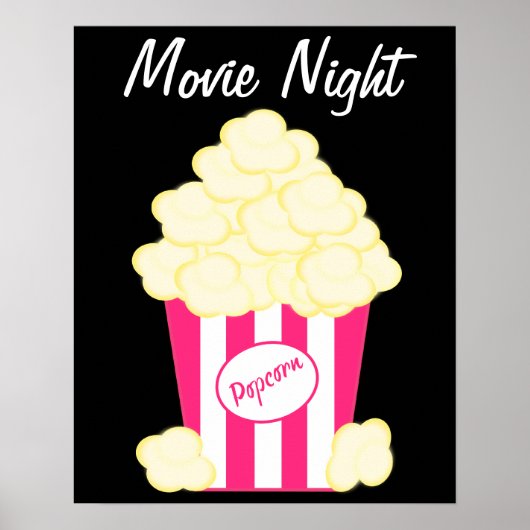 Classic Hot Buttered Popcorn Poster (Voorkant)
