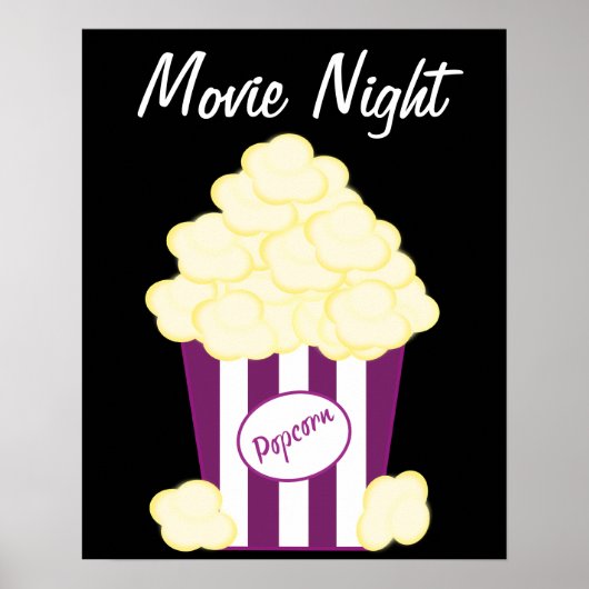 Classic Hot Buttered Popcorn Poster (Voorkant)