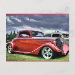 Classic Hotrod Car Briefkaart