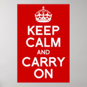 CLASSIC HOUDT KALK EN DRAAIT AAN POSTER (Voorkant)