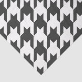 Classic Houndstooth Black White Timeless Tissuepapier (Detail)