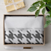 Classic Houndstooth Black White Timeless Tissuepapier (Geschenk)