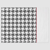 Classic Houndstooth Black White Timeless Tissuepapier (Voorkant)