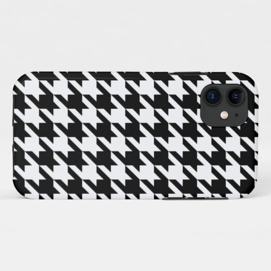 Classic Houndstooth Pattern iPhone 5 Hoesje (Achterkant (horizontaal))