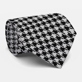 Classic Houndstooth Stropdas (Opgerold)