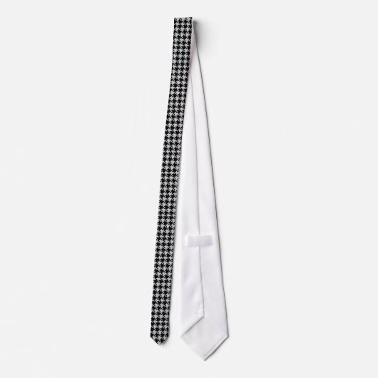 Classic Houndstooth Stropdas (Achterkant)