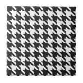 Classic Houndstooth Tegeltje (Voorkant)