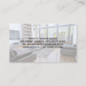 Classic House Maid Logo | buitenwijken Visitekaartje (Achterkant)