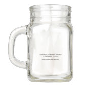 Classic Howling Wolf Mason Jar (Achterkant)