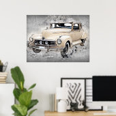 Classic Hudson Commodore Auto Poster (Thuiskantoor)