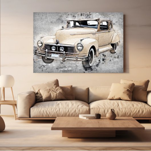 Classic Hudson Commodore Auto Poster