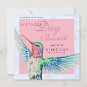 Classic Hummingbird Moederdag Brunch Uitnodiging (Voorkant)