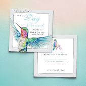 Classic Hummingbird Moederdag Brunch Uitnodiging