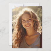 Classic I grijs Afstuderen Kaart (Achterkant)