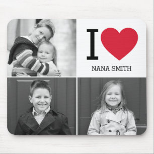 Classic I Heart Photo Muismat