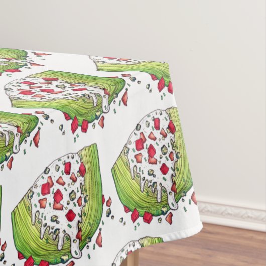 Classic Iceberg Lettuce Wedge Salad Food Foodie Tafelkleed (Voorbeeld)