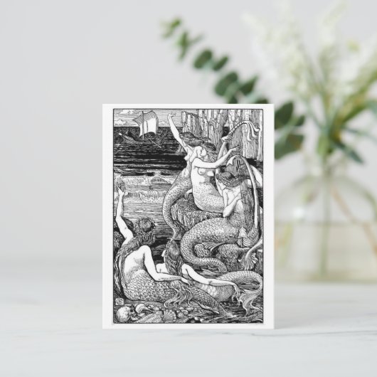 Classic Illustration Briefkaart (Staand voorkant)